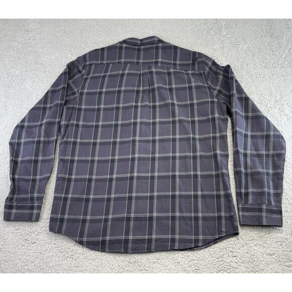 SULLEN Craft COLLECTIVE BUTTON-UP FLANNEL SHIRT Grey Black Men Size XL - Picture 11 of 16